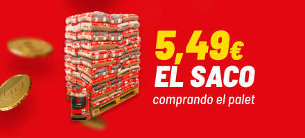 N4 - Combustibles - Sacos de pellet 5,49 euros el saco